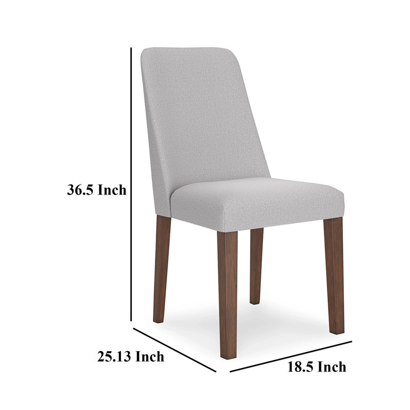 Ensemble de 2 chaises d'appoint Jeyn, Gris