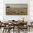 Countryside Wildflowers Landscape Rustic French Artwork - Extra Large Framed Wall Art Canvas Print-111695661-100937132