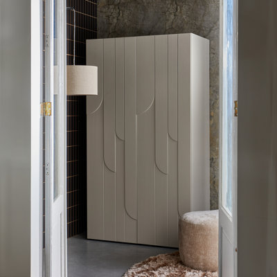 Rain 2 Door Pine Wardrobe