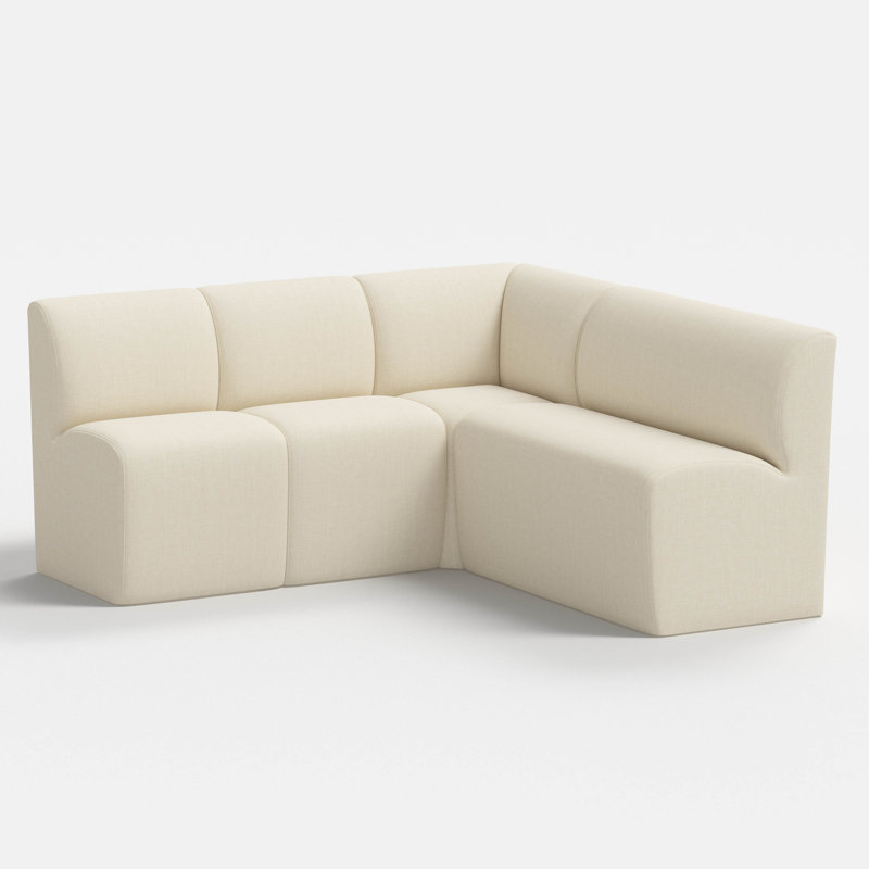 Banquette Salyers, Relaxed Linen Cream