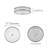 15 Inch LED Ceiling Light, 3 Color Temperature, Flush Mount, Dimmable, Nickel