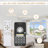 20" Shalon 3 - Blade LED Flush Mount Ceiling Fan with Remote Control and Dimmable Light