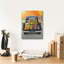Toile épique Graffiti «Fall Bounty 3 Truck Navy» par James Wiens, 12 po x 16 po-1939245529