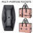 Large Utility Tote Bag with Multi Pockets Foldable Tote Bag
