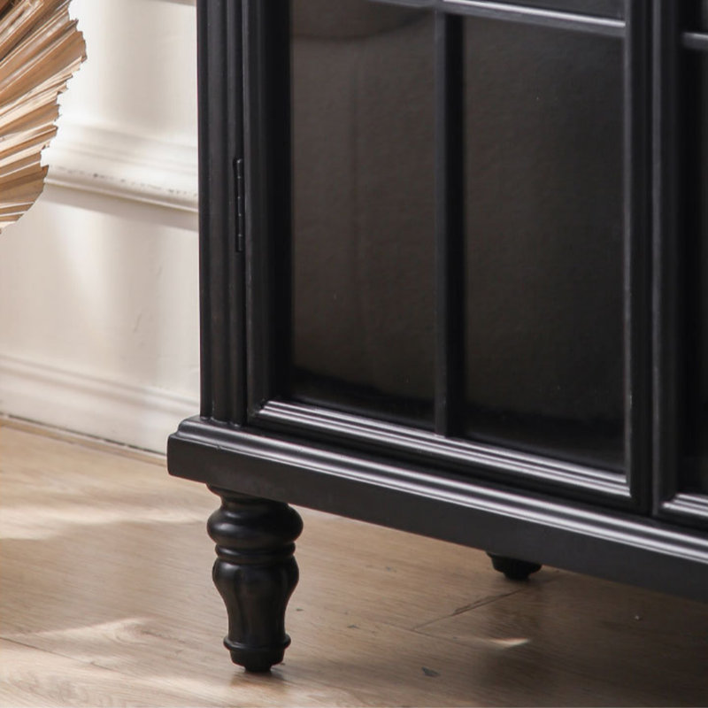 Vitrine moderne minimaliste noire