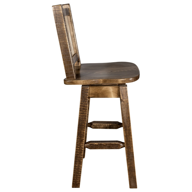 Homestead Collection 24" Bar Stool, Brown