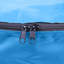 Collecteur d'eau pliable 100 gallons bleu