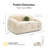Leann Faux Fur Loveseat With Ball Pillow-120234900