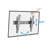 Templos Symple Stuff Single Screen Wall Mount