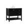 Krish 36'' Single Bathroom Vanity with Engineered Marble Top