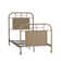Edmund Metal Standard Bed