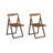 Solid Wood Stackable Folding Chair Folding Chair Set