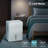 Antarctic Star  50 Pint Dehumidifier, 1.2 Gal Water Tank, 30%Rh Adjustable Auto Shut Off, 24H Timer