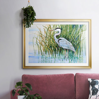 " Heron In The Marsh II "