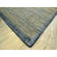 Tapis oriental de 11 pi 10 po x 15 pi au fini brun anthracite, noir et gris anthracite vieilli avec chaînes exposées, surdimensionné 100% laine noué à la main