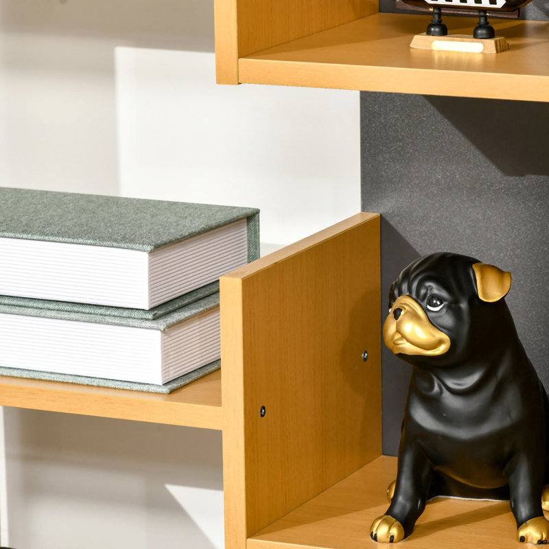 DeMotte 162.6cm H x 61cm W Ladder Bookcase