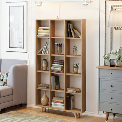 Janke 72.44" H x 39.37" W Cube Bookcase by East Urban Home