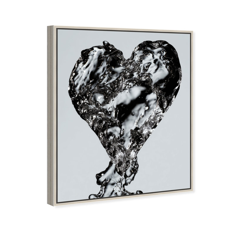 Mercury Love Print by Oliver Gal, 17"H x 21"W, Silver Floater Frame