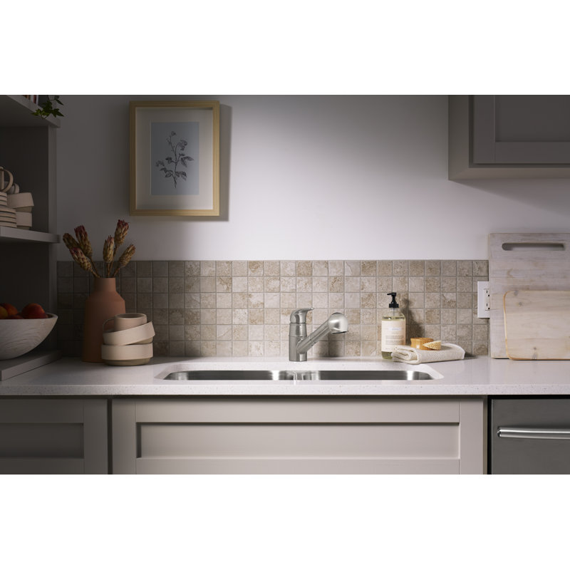 Valton Kitchen Faucet, Vibrant Stainless
