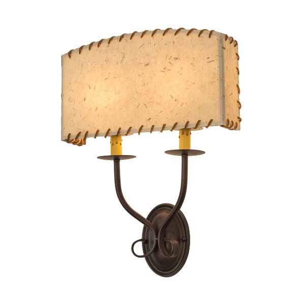 Meyda Lighting Rustic Lodge Iron Candle Wall Light | Wayfair