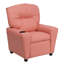 Contemporary Kids Recliner with Cup Holder-1383255995