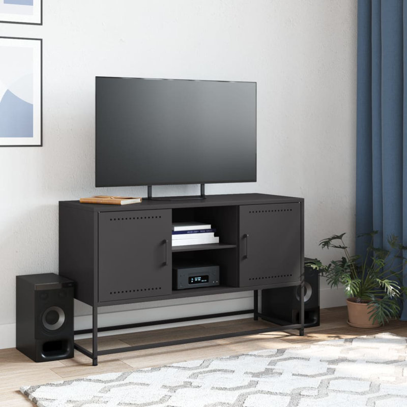 Meuble télé vidaXL, Noir