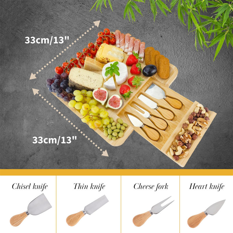Union Rustic Bamboo Cheese Board