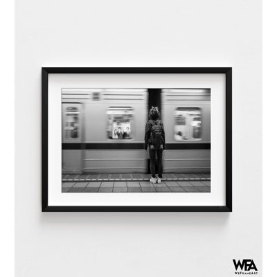 Art mural surdimensionné photo Subway, cadeau de pendaison de crémaillère photographie de ville, art mural imprimable Subway Art