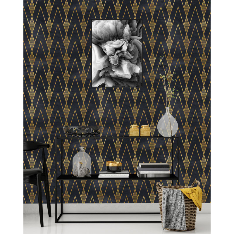 Velma Gatsby Peel and Stick Wallpaper Panel, 50" L x 25" W