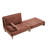 3-In-1 Convertible Sleeper Sofa Bed – Foldable Recliner, Mid-Century Modern Design – Space-Saving For Bedroom, Study, Guest Room-1371760564