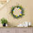 19.7 " Pre-Lit Handmade Rattan Wreath
