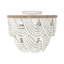 Ombre Wood Bead Flush Mount-428949232-428949233