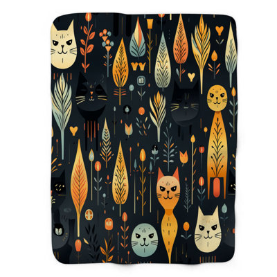 Frightful Felines - 1 Piece Premium Blanket