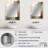 Gold and Silver Chromatic Essence I - Abstract Mirror, Modern Unique Wall Mirror, Printed Metal Art-1438372962