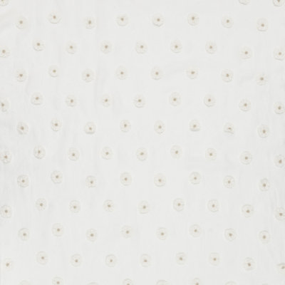 Button Flower Sheer Fabric