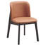 Chaise d'appoint en microfibre - élégante et noire durable