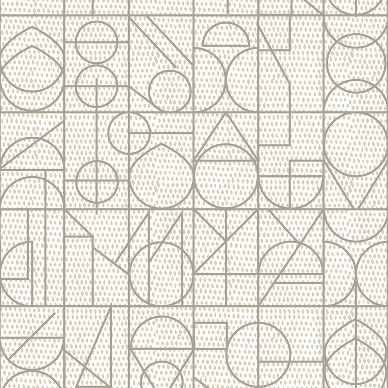 Rouleau de papier peint L 10 pi x l 25 po Kali, Taupe, Self-Adhesive, Peel & Stick
