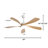 52 Inch Modern Ceiling Fan With 3 Color Dimmable Led Light 5 Abs Blades Remote Control Reversible Dc Motor-1637942005-1637942007
