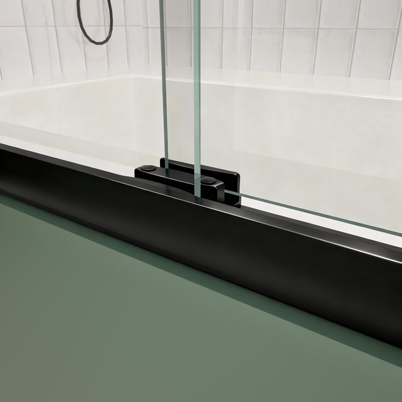 Porte de douche avec verre trempé