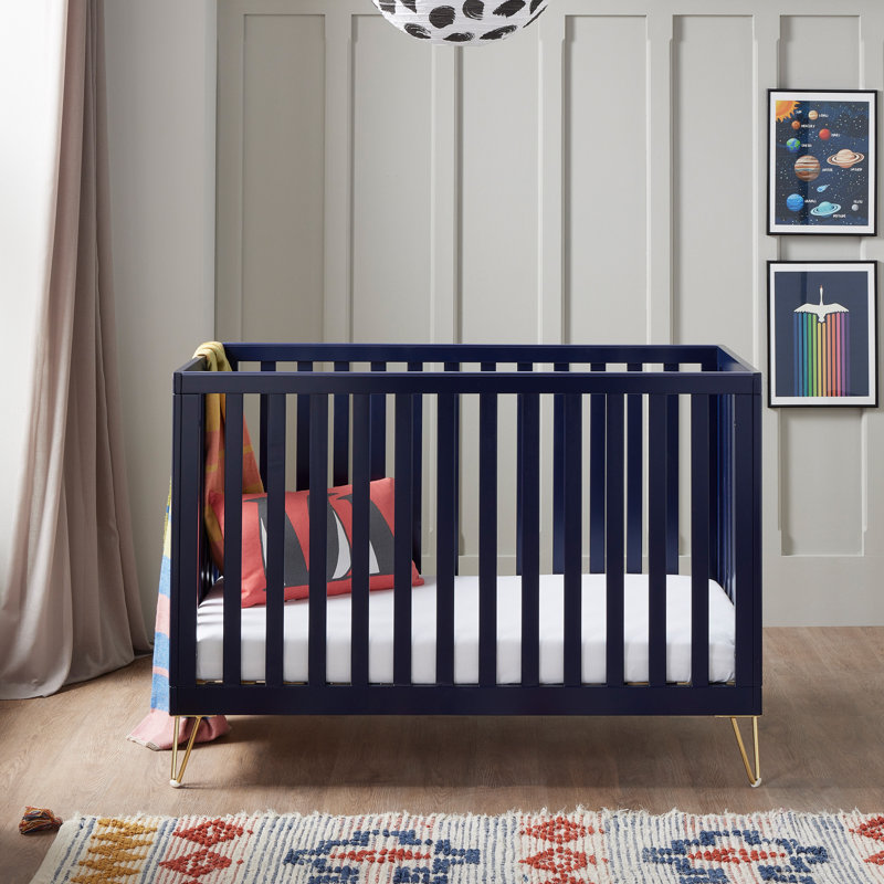Kimi Cot Bed, Navy Blue