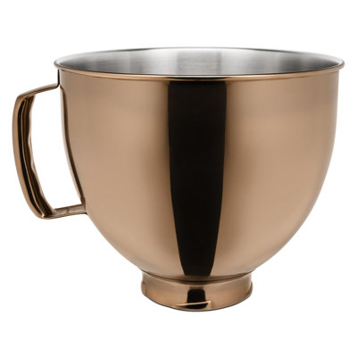 Bol en acier inoxydable à finition cuivrée de 5 pintes en cuivre radiant KitchenAid