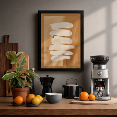 Bread Rolls Ascending Modern - Framed Print