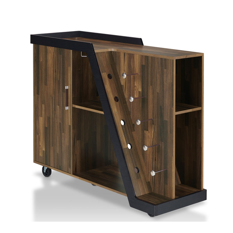 Pernell 48.46'' Home Bar, Light Hickory
