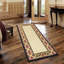 Tapis 7 pi 10 po X 3 po, crème, polypropylène, tapis à teinture crème, surface