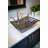 Eden Bath 14.75'' Black Stone Rectangular Bathroom Sink
