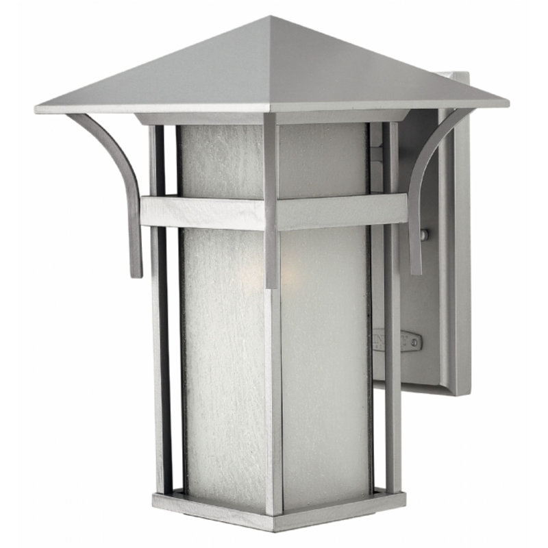 Harbor Outdoor Wall Lantern, Anchor Bronze, Non-Energy Saving/Non-Dark Sky