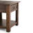 Monroe 22 Inch Solid Acacia Rustic End Table In Distressed Charcoal Brown (Set Of 2)-1994499000