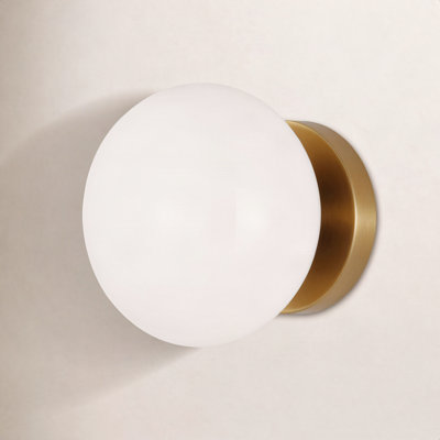 Vibi Single Light Dimmable Flush Mount Sconce