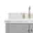 Cambridge 73'' Double Bathroom Vanity with Carrara Marble Top-2122527392