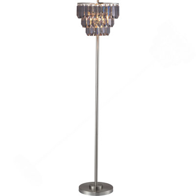 LAMPE DE SOL EN CRISTAL 60,5 "H